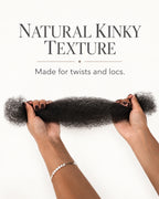 Natural Black Afro kinky Bulk Hair Extensions For Braiding Dreadlock Human Hair