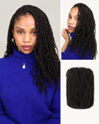 Natural Black Afro kinky Bulk Hair Extensions For Braiding Dreadlock Human Hair
