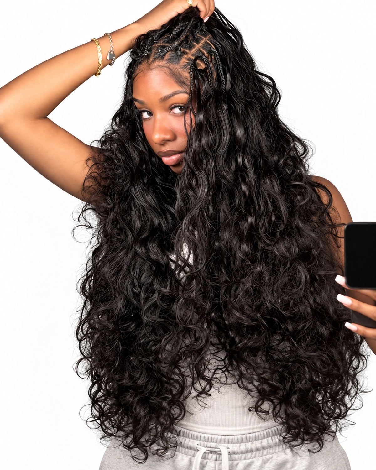 Body Wave Mermaid Braids Crochet Human Hair for Boho Braids Miracle Knots Ready Pre-Separated Time-Saving Design
