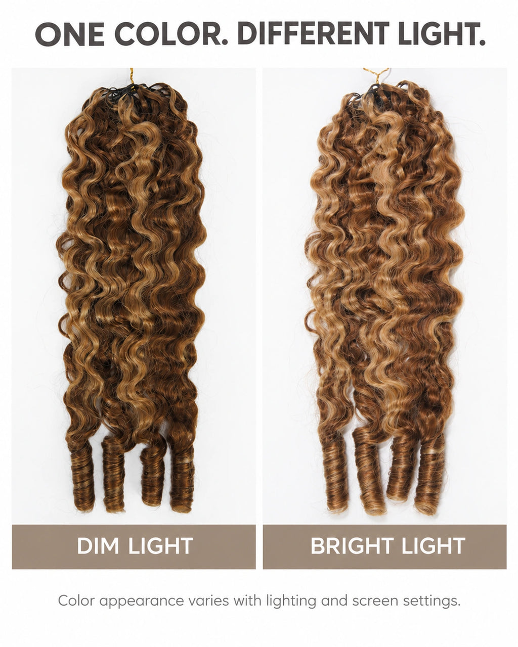 Highlight P4/27 Burmese Curly Crochet Human Hair for Boho Braids Plush Texture Time-Saving Wear