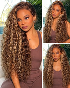 Highlight P4/27 Burmese Curly Crochet Human Hair for Boho Braids Plush Texture Time-Saving Wear