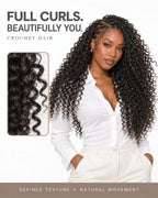 Water Wave Crochet Human Hair for Boho Braids with Miracle Knots – Soft Waves Time-Saving Install